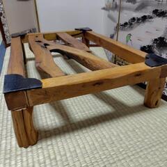 手づくり　花台　置物台　ハンドメイドの画像
