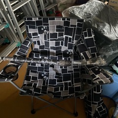 CAPTAIN STAG チェア イス  ミッキー ディズニー 日傘付きの画像