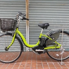 大阪市内配達無料YAMAHA PAS NATURA 電動アシスト自転車グリーン　中古品の画像