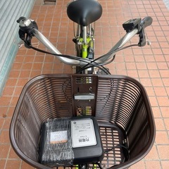 大阪市内配達無料YAMAHA PAS NATURA 電動アシスト自転車グリーン　中古品の画像