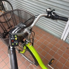 大阪市内配達無料YAMAHA PAS NATURA 電動アシスト自転車グリーン　中古品の画像