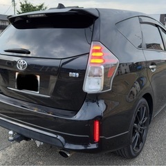プリウスα 後期　車検付　乗って帰れます　ヒッチメンバー　トヨタの画像