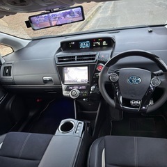 プリウスα 後期　車検付　乗って帰れます　ヒッチメンバー　トヨタの画像