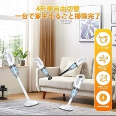 掃除機 コードレス スティッククリーナー 38000Pa 強力吸引 長時間稼働の画像