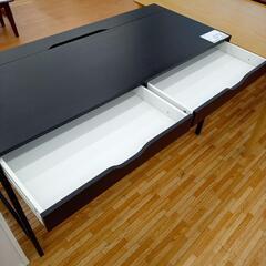 【リユースのサカイ八街店】★ジモティ割あり★ IKEA　デスク　ブラック　クリーニング済　YJ7252の画像