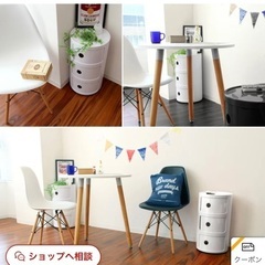 コンポニビリ リプロダクト コンポニビリ 3段 収納 プラスチック収納 収納ボックス 円柱ラック リビングラック ラック キャビネット リビング 収納 棚 デザイナーズ家具 北欧 インテリア おしゃれの画像