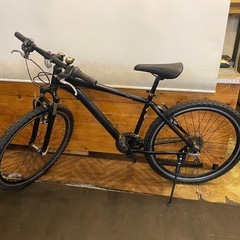 【防犯登録無料！】26インチMTB 3x7速　ブラックの画像