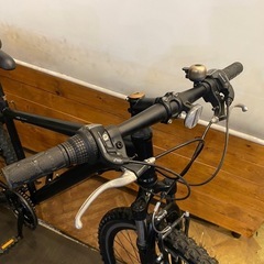 【防犯登録無料！】26インチMTB 3x7速　ブラックの画像