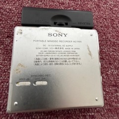 中販紅　【Week】 ジャンク品　SONYソニー株式会社 MD WALKman DIGTALRECORDING MZ-R20／RM-MZ2S 現状渡し　08-09-15の画像