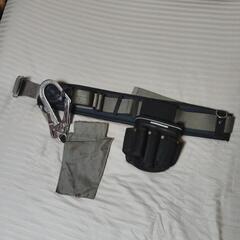 安全帯セット（安全帯①十作業用ベルトとバッグ②まとめ)の画像