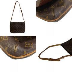 ルイヴィトン LOUIS VUITTON ショルダーバッグ モノグラム ミュゼットタンゴ M51257 ブラウンの画像
