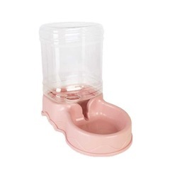 新品 未使用 ペット自動給水器 ピンク 3.2L 大容量 電源不要 ペット 犬 猫 うさぎ 兎 可愛い 動作音無し　静かの画像