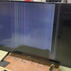 ジャンク品【東京都大田区引取限定】SONY ソニー液晶テレビ KJ-43X8000E 2018年製 テレビ リモコン付き 43インチ 中古の画像