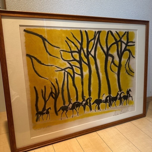 ブラジリエ　版画　保証書あり