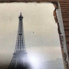 エッフェル塔　ブリキ看板　雑貨の画像