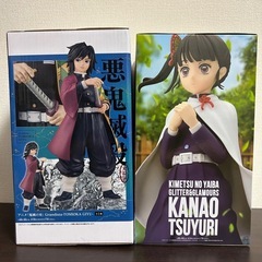 【🉐激アツ激安🉐】 鬼滅の刃 フィギュア 冨岡義勇 栗花落カナヲ　2個セットの画像