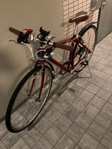 クロスバイク　あさひ　七段変速