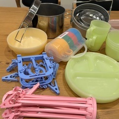 キャンプ用品セットの画像