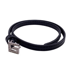 グッチ GUCCI チョーカー 2WAY ブレスレット スクエアG ブラックの画像