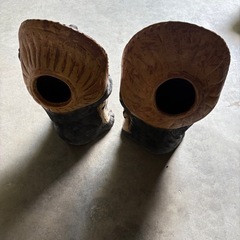 信楽焼　たぬき　2体の画像