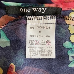 【美品】［one way］シアーキャミソールＭの画像