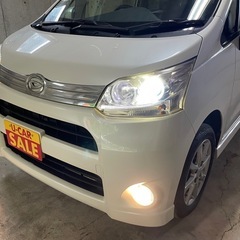 ムーヴカスタム　パールホワイト　4WD キーフリー　エンスタ付きの画像