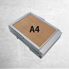 【定価1万円・日本企業・新品】カタログスタンド A4対応 6段 木目調 折りたたみ 組立不要の画像