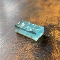 【沖縄の海】海のかけら 海オブジェ レジンアート オーシャンアート　エポキシレジン 天然サンゴ　珊瑚　海　ビーチ　南国の画像