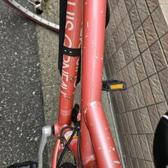 8/17まで　ルイガノ　26インチ　ピンク系　自転車の画像