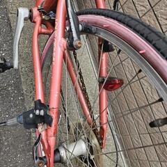 8/17まで　ルイガノ　26インチ　ピンク系　自転車の画像