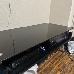 【美品】ガラステーブルの画像