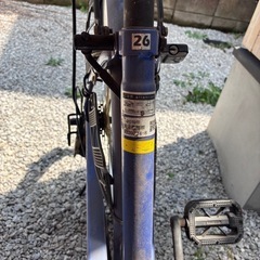 自転車　青　26インチの画像