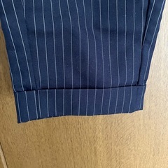 【美品】［GU］ストライプパンツＬの画像