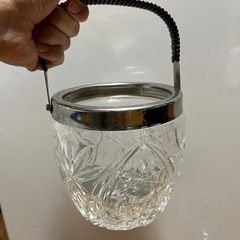 氷　ピッチャー　氷入れ　ガラス製の画像