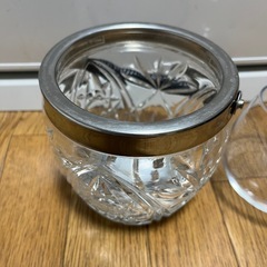 氷　ピッチャー　氷入れ　ガラス製の画像