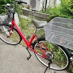 シティサイクル 赤の画像
