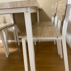 【取引中】ダイニングテーブル＆チェア4脚セット の画像