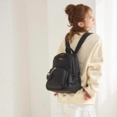 Ange Charme ブラックリュックの画像