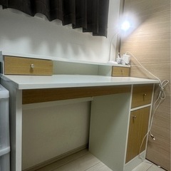 パソコンデスク 机 学習机及びいすの画像