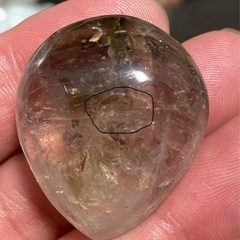 とても珍しい水入り水晶 の画像