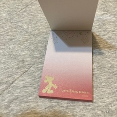 ディズニー　メモ帳の画像