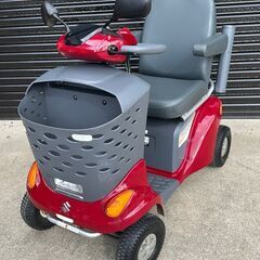 スズキ セニアカー メタリックレッド ET4D7 2016年 走行小 訳有りUSED美品の画像