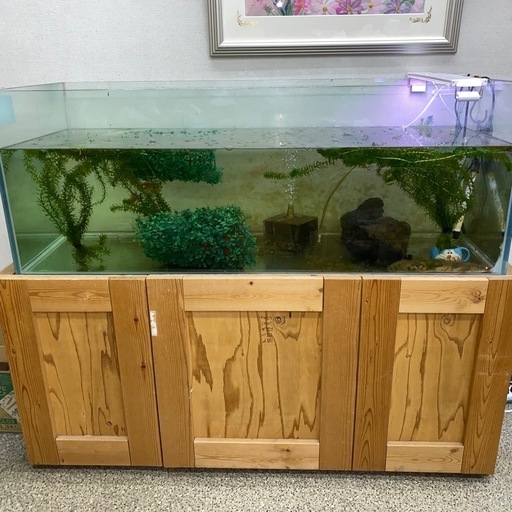 大型120センチ水槽、水槽台