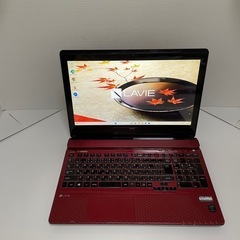 NEC/i7/SSD512GB/8GB/Office付/15.6型/高性能/赤の画像
