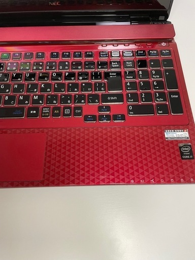 ◎限定値下げ中◎NEC/i7/SSD512GB/8GB/Office付/15.6型/高性能/赤