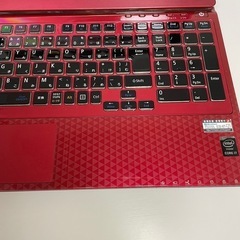 NEC/i7/SSD512GB/8GB/Office付/15.6型/高性能/赤の画像