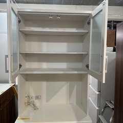 配達可【食器棚】【ニトリ】クリーニング済み【管理番号10908】金の画像