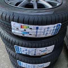 新品アルミタイヤセット155/65R14　軽自動車用 の画像