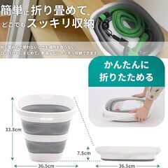 【日本企業商品・コードレス】高圧洗浄機 USB充電式 水道接続不要 コンパクト収納 新品の画像