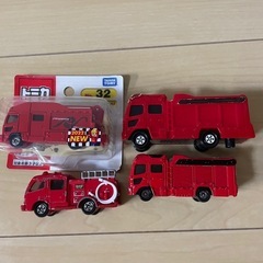 トミカ　消防車　ハッピーセット　セット売りの画像